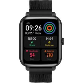 Promate Smart Watch 37 Sports Modes Bluetooth Fitness Watch with 1.78” AMOLED Display Media Storage