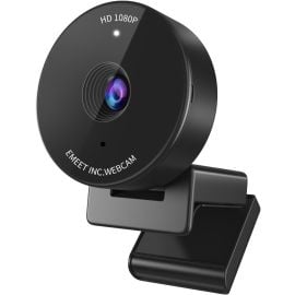 كاميرا ويب EMEET SmartCam C950 عالية الدقة - دقة 1080 بكسل عالية الدقة بمعدل 30 إطارًا في الثانية، مجال رؤية 70 درجة، ميكروفون مدمج بخاصية إلغاء الضوضاء، غطاء للخصوصية، منفذ USB للتوصيل والتشغيل - طراز C950
