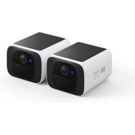 طقم كاميرا eufy SoloCam S220 ثنائي الكاميرا مع قاعدة HomeBase 3، أبيض E8134328