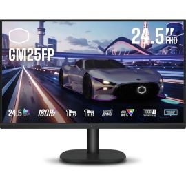 شاشة الألعاب كولر ماسترGM25FP مقاس 24.5 بوصة FHD IPS 1920x1080 معدل تحديث 180 هرتز وقت استجابة 1 مللي ثانية تقنية المزامنة التكيفية HDMI 2.0 أسود