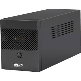 وحدة UPS التفاعلية الخطية NCTS NU7215 1500VA - 900 واط، بطاريتان 12 فولت 7 أمبير/ساعة، منظم جهد تلقائي، نقل 2-6 مللي ثانية، موجة جيبية محاكاة