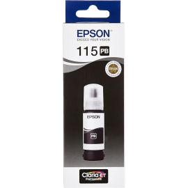 Epson 115 (70ml) Original Ink Bottle 70ml for Epson L8160, L8180 Printers - Photo Black