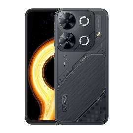 هاتف ذكي itel P65 ثنائي الشريحة بذاكرة وصول عشوائي 4 جيجابايت وذاكرة تخزين 128 جيجابايت يدعم تقنية 4G باللون الأسود، إصدار دولي