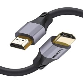 كابل NCTS HDMI 2.1 HDTV بطول 1.5 متر - دقة فائقة 8K، ونطاق ترددي 48 جيجابت في الثانية، وموصلات مطلية بالذهب، ونقل صوت وفيديو عالي السرعة