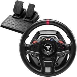 Thrustmaster T-128X Racing Wheels Immersive Force Feedback Angle of Rotation Up to 900° Engine Speed LED's, Magnetic Paddle Shifters For Xbox Black