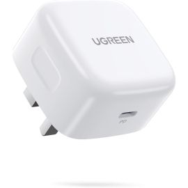 UGREEN USB-C PD 20W Power Adapter White
