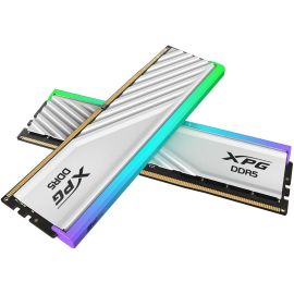 مجموعة ذاكرة سطح المكتب XPG Lancer Blade RGB DDR5 سعة 32 جيجابايت (2×16 جيجابايت) 6000 ميجاهرتز CL30 ثنائية القناة - مشتت حراري أبيض من الألومنيوم منخفض الارتفاع، ودعم Intel XMP 3.0 وAMD EXPO
