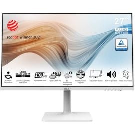 MSI Modern Business Monitor 27 inch MD272XPW FHD IPS Display 1920 x 1080 100Hz Refresh Rate 1ms (MPRT) Response Time AMD FreeSync Technology KVM Switch Design, Black