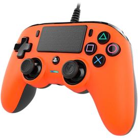Nacon Wired Illuminated Compact Controller For PlayStation 4 (PS4) Orange