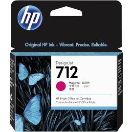 خرطوشة حبر HP 712 بسعة 29 مل لطابعات DesignJet – لون أرجواني (3ED68A)