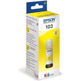 زجاجة حبر أصفر من إبسون 103 EcoTank (C13T00S44A) – متوافقة مع طابعات EcoTank L3110، L3111، L3116، L3150، L3156، L3160، L5190، L1110
