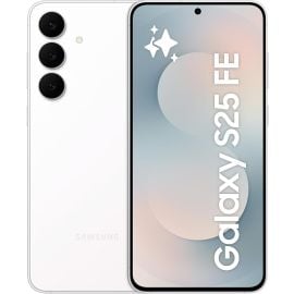 هاتف سامسونج جالاكسي إس 25 إف إي ثنائي الشريحة 8 جيجابايت رام 256 جيجابايت تخزين 5G أبيض الإصدار الدولي