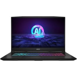 MSI Katana A17 AI B8VF Gaming Laptop AMD Ryzen 9 8945HS Processor 16GB RAM 512GB SSD Storage GeForce RTX 4060 8GB Graphic 17.3 inch FHD IPS Display English Arabic Keyboard Black Operating System Windows 11 Home