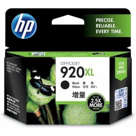 HP 920XL High Yield Black Original Ink Cartridge (CD975AE)