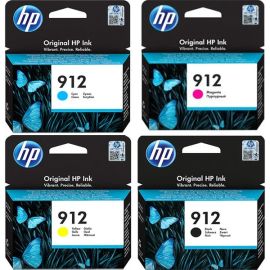 HP 912 Full Set Magenta, Yellow, Cyan and Black Original Ink Cartridge