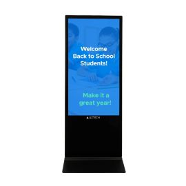AZtech AZ-FDS-55 55-inch Digital Signage Display, Floor standing, Kiosk, 4GB RAM, 64GB ROM, Android 11, 400 nits brightness,5Wx2 speaker, Non-Touch