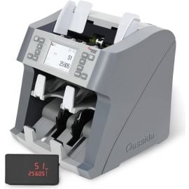 Cassida Artemis 2-Pocket Mixed-Value Currency Counter & Sorter | Multi-Currency, Touchscreen, UV/MG/IR Detection