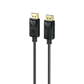 Promate DPLink-300 3 m DisplayPort 1.4 Cable – 8K, 60 Hz Ultra-HD, 32.4 Gbps Bandwidth, Secure Clip Lock, Dynamic HDR, 3D Support – Black