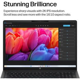 HP OmniBook 3 16-BU0305DX Laptop Intel Core Ultra 5-255U Processor 8GB Ram 512GB SSD Storage Intel Graphics 16 Inch WUXGA Touch Display Operating System Windows 11 Home English Keyboard - Mica Silver