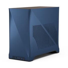 هيكل Fractal Design Era 2 Mini-ITX أزرق داكن - هيكل ITX صغير الحجم للألعاب/المبدعين، مصنوع من الألومنيوم، زجاج مقسّى، تدفق هواء فائق وقابلية للتوسع