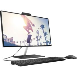 HP 24-cb1287nh All-in-One Intel Core i3-1215U Processor 8GB Ram 512GB SSD Storage Intel UHD Graphics 23.8 inch FHD Display Non-Touch English Keyboard Jet Black Operating System (Windows 11 Modified)
