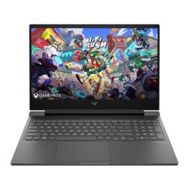 لاب توب الألعاب HP Victus 16-r1082ne بمعالج إنتل كور i7-14650HX، ذاكرة RAM بسعة 16 جيجابايت، تخزين SSD بسعة 512 جيجابايت، بطاقة رسومات NVIDIA GeForce RTX 3050 بسعة 6 جيجابايت، شاشة FHD بحجم 16.1 بوصة، لوحة مفاتيح إنجليزية عربية، اللون: ميكا فضي، نظام التش