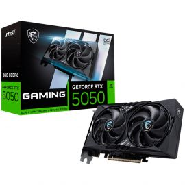 MSI GeForce RTX 5050 8GB Gaming OC GDDR6 Graphics Card Memory Bus 128-bit, CUDA Cores 2560 Units, Boost Clock 2632 MHz PCI Express Gen 5 x16 (uses x8)