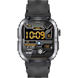 Promate SportFit Tough-Built Smartwatch with 2.01" TFT Display Active Lifestyle Management With BT Calling