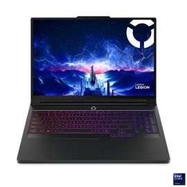 Lenovo Legion Pro 7 16IAX10H Gaming Laptop Intel Ultra 9 275HX Processor 64GB RAM 2TB SSD Storage NVIDIA GeForce RTX 5090 24GB Graphic 16 inch OLED WQXGA Display English Arabic Keyboard Eclipse Black Operating System Windows 11 Home