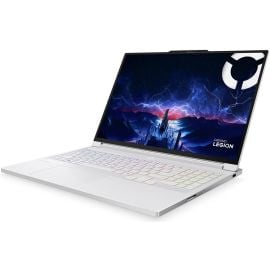 لابتوب Lenovo Legion 7 16IAX10 للألعاب بمعالج Intel Ultra 7-255HX، ذاكرة 32 جيجابايت رام، تخزين 2 تيرابايت SSD، بطاقة رسومات NVIDIA RTX 5060 بسعة 8 جيجابايت، شاشة 16 بوصة WQXGA، لوحة مفاتيح بالإنجليزية، اللون Glacier White، نظام التشغيل Windows 11 معدل.