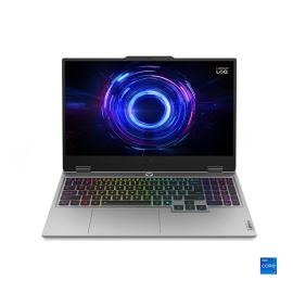  لابتوب ألعاب لينوفو LOQ 15IRX10 بمعالج إنتل كور i7-14700HX، ذاكرة 24 جيجابايت، تخزين SSD بسعة 512 جيجابايت، بطاقة رسومات NVIDIA RTX 5050 بسعة 8 جيجابايت، شاشة 15.6 بوصة FHD IPS، لوحة مفاتيح إنجليزية، اللون رمادي لونا، نظام التشغيل ويندوز 11 (معدل)