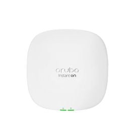 Aruba R9B28A Instant On AP25 4×4 WiFi‑6 Indoor Access Point with 2.5 GbE Uplink, MU‑MIMO, WPA3 Security