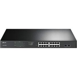 TP-Link TL-SG1218MPE JetStream 16-Port Gigabit Easy Smart PoE+ Switch with 2× SFP Slots
