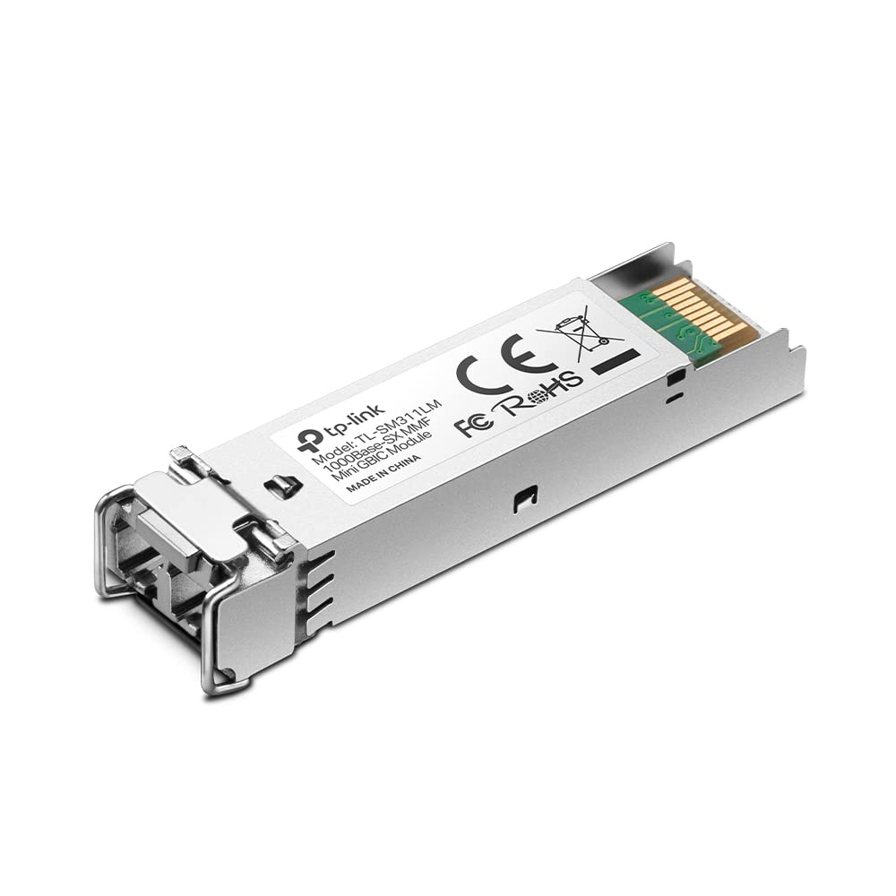 TP‑Link TL‑SM311LM 1.25 Gbps MiniGBIC SFP Module – Multi‑Mode Fiber Transceiver LC/UPC, 850 nm, Up to 550 m