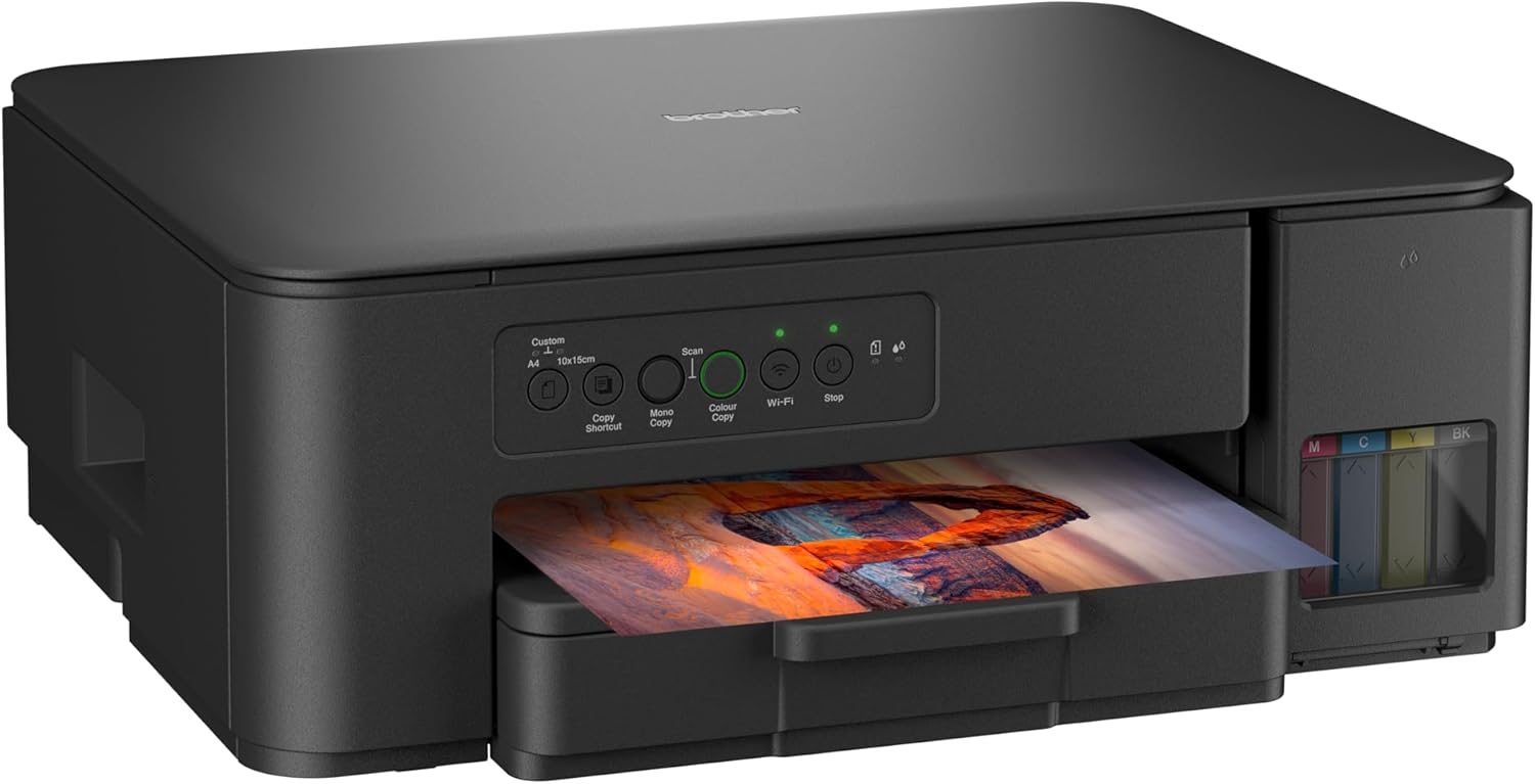Brother DCP-T430W Ink Tank Wireless All-in-One Printer Print Scan Copy High Resolution 1200×6000 dpi Wi-Fi Wi-Fi Direct USB A4