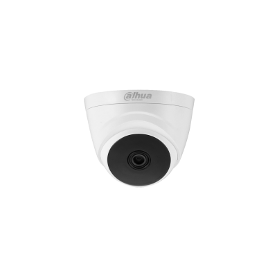 Dahua DH-HAC-T1A21P-A 2MP 1080p HDCVI IR Eyeball Camera, 30fps, Smart IR 20m, Built-in Mic, CVI/CVBS/AHD/TVI Switchable, DWDR, 2D NR, Motion Detection, Privacy Masking, 12V DC