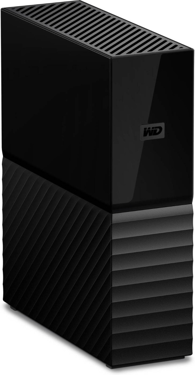 Western Digital WDBBGB0080HBK-EESN My Book 8TB External Desktop HDD, USB 3.2 Gen 1, Micro-B, 256-bit AES Hardware Encryption - Black