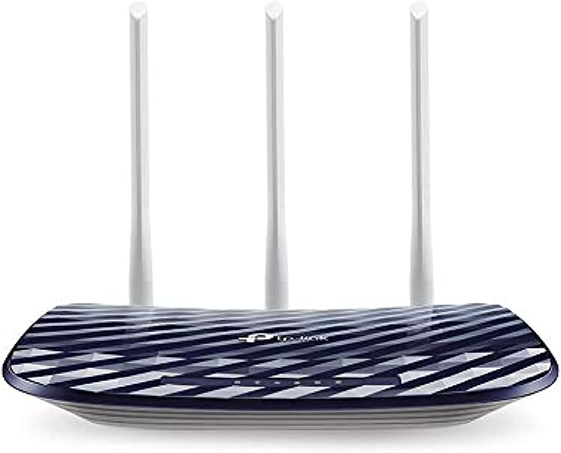 TP‑Link Archer C20 AC750 Dual Band Router AC750 Dual‑Band Wi‑Fi 5 Router, 300 Mbps + 433 Mbps, 3× Antennas, Guest Network-Parental Controls