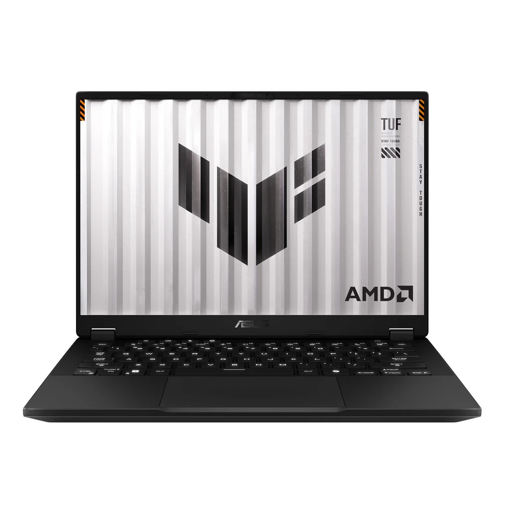 حاسوب محمول ألعاب أسوس TUF FA401WU-RG037W بمعالج AMD Ryzen AI 9 HX 370، ذاكرة 16 جيجابايت، تخزين 1 تيرابايت SSD، بطاقة رسومات NVIDIA GeForce RTX 4050 بسعة 6 جيجابايت، شاشة 14 بوصة WQXGA، لوحة مفاتيح إنجليزية وعربية، اللون رمادي جاينجر، نظام التشغيل ويندوز
