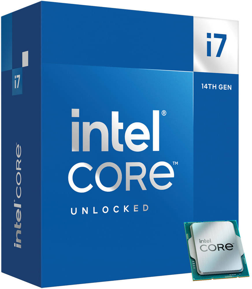 Intel Core i7-14700K Boxed Desktop Processor – 14th Generation “Raptor Lake-S Refresh”, 20 Cores (8 Performance + 12 Efficient), 28 Threads, Up to 5.60 GHz Turbo, 33 MB Smart Cache, LGA 1700 Socket