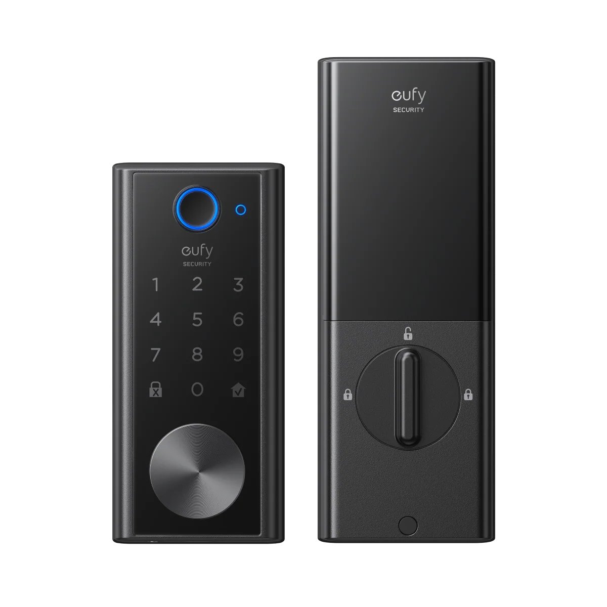 eufy T8510 Security Smart Lock with Wifi Bridge Black 3 with finger Print unlocking