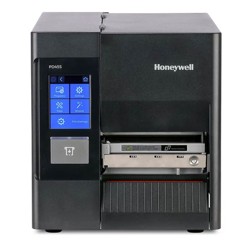 Honeywell PD45S0C Industrial Thermal Transfer & Direct Thermal Label Printer – 4-inch Print Width, 203 dpi, USB / Serial / Ethernet Connectivity, Heavy-Duty Metal Frame