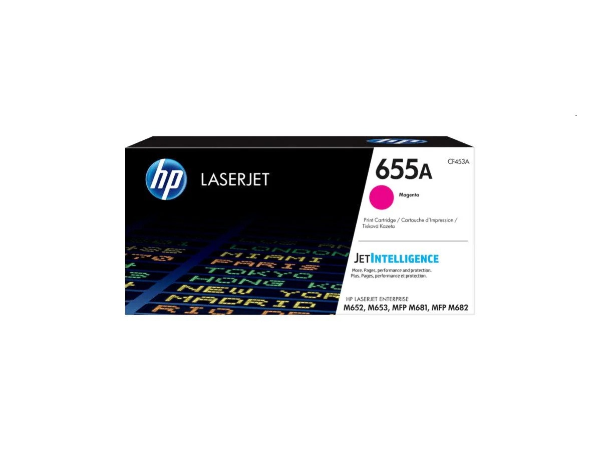 HP 655A Magenta Original LaserJet Toner Cartridge CF453A
