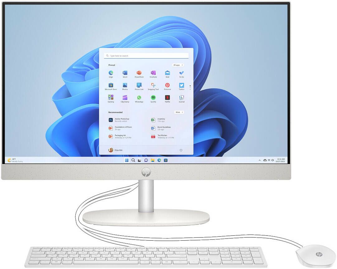 Buy HP ProOne 245 G10 All-In-One AMD Ryzen 7 7730U Processor 8GB