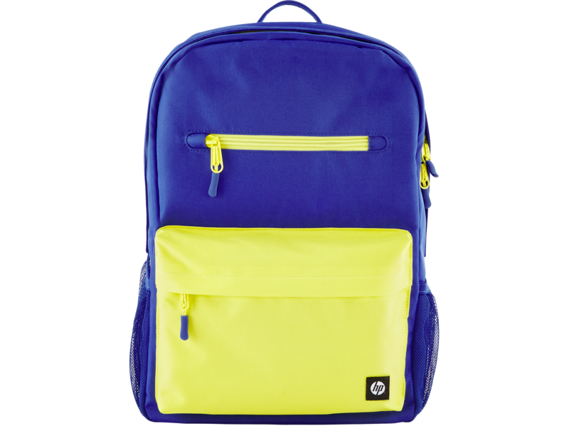 HP Campus Blue Backpack 15.6'' Double-coil zipper Blue & Lime (7K0E5AA)