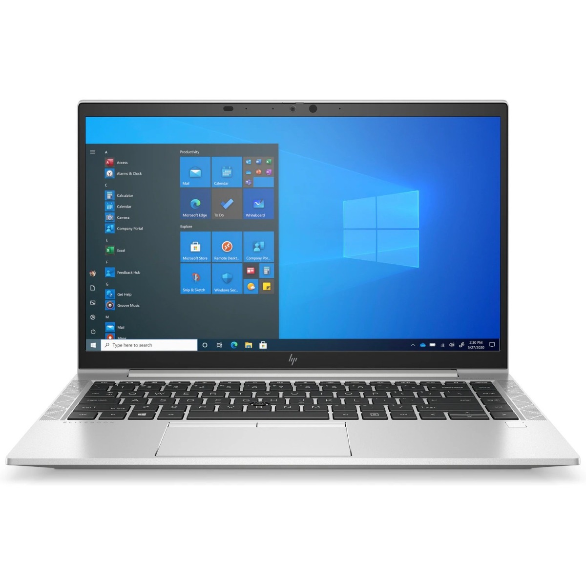 لابتوب HP EliteBook 840 G8 بمعالج Intel Core i5-1135G7 الجيل الحادي عشر، رسومات Intel Iris Xe، ذاكرة RAM سعة 8 جيجابايت، تخزين SSD سعة 256 جيجابايت، شاشة FHD مقاس 14 بوصة، نظام التشغيل Windows 10 Pro، لوحة مفاتيح إنجليزية وعربية.