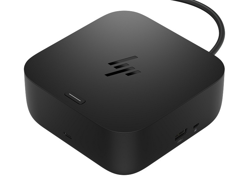 HP USB-C G6 Docking Station 100W Power Delivery 2x DisplayPort 1.4,1x HDMI 2.1, USB-A, USB-C - Black
