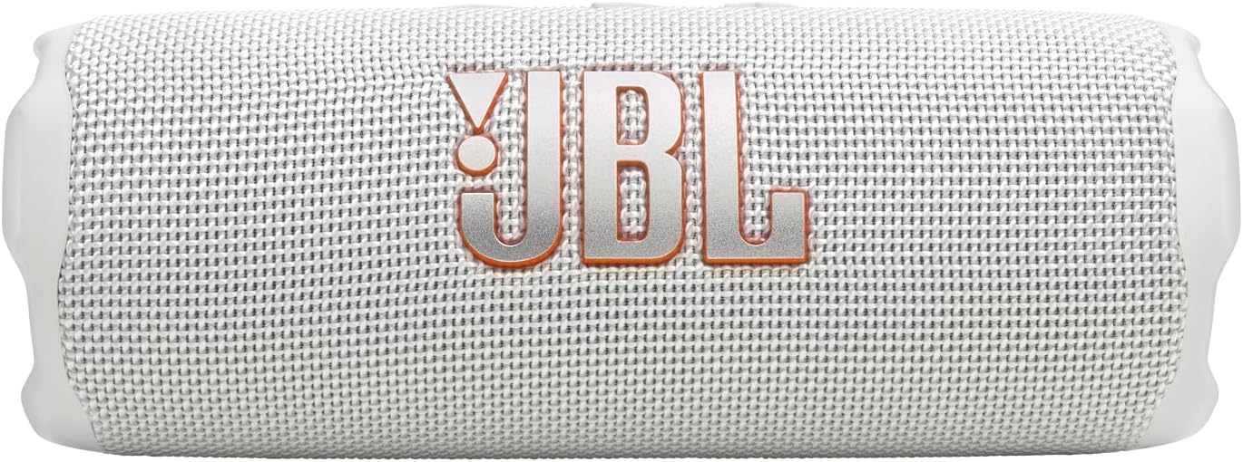 JBL Flip 7 Portable Bluetooth Speaker 30W RMS IP68 Waterproof Dustproof Bluetooth 5.3 12 Hours Playtime PartyBoost USB Type C Charging White