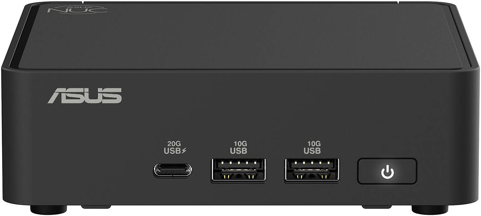  ASUS NUC 15 Pro Barebone Kit Mini PC Intel Core Ultra 5-225H Processor No Ram No Storage Intel Arc Graphics  Operating System (Dos/No OS) - Black