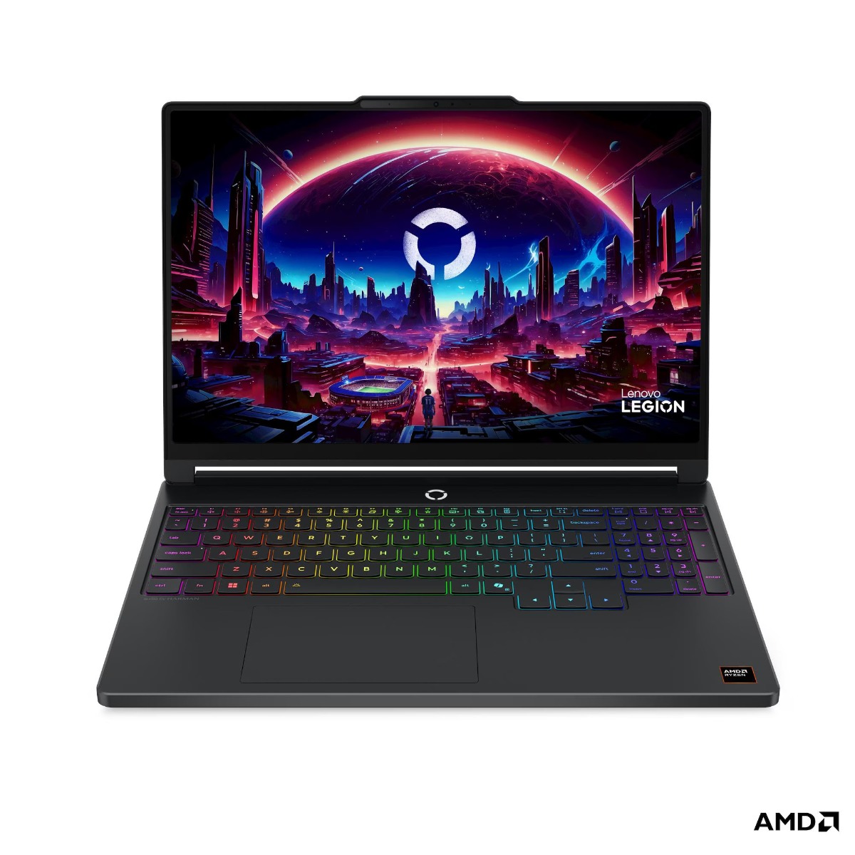 Lenovo Legion 5 15AHP11 Gaming Laptop AMD Ryzen 7-250 Processor 16GB Ram 512GB SSD Storage NVIDIA GeForce RTX 5050-8GB Graphics 15.3 Inch WQXGA OLED 165Hz Display Operating System (Dos/No OS)  English RGB Backlit Keyboard - Eclipse Black